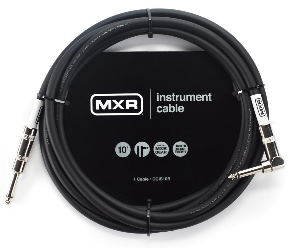 MXR DCIS10R Standard Series Vinklad Instrumentkabel 3m