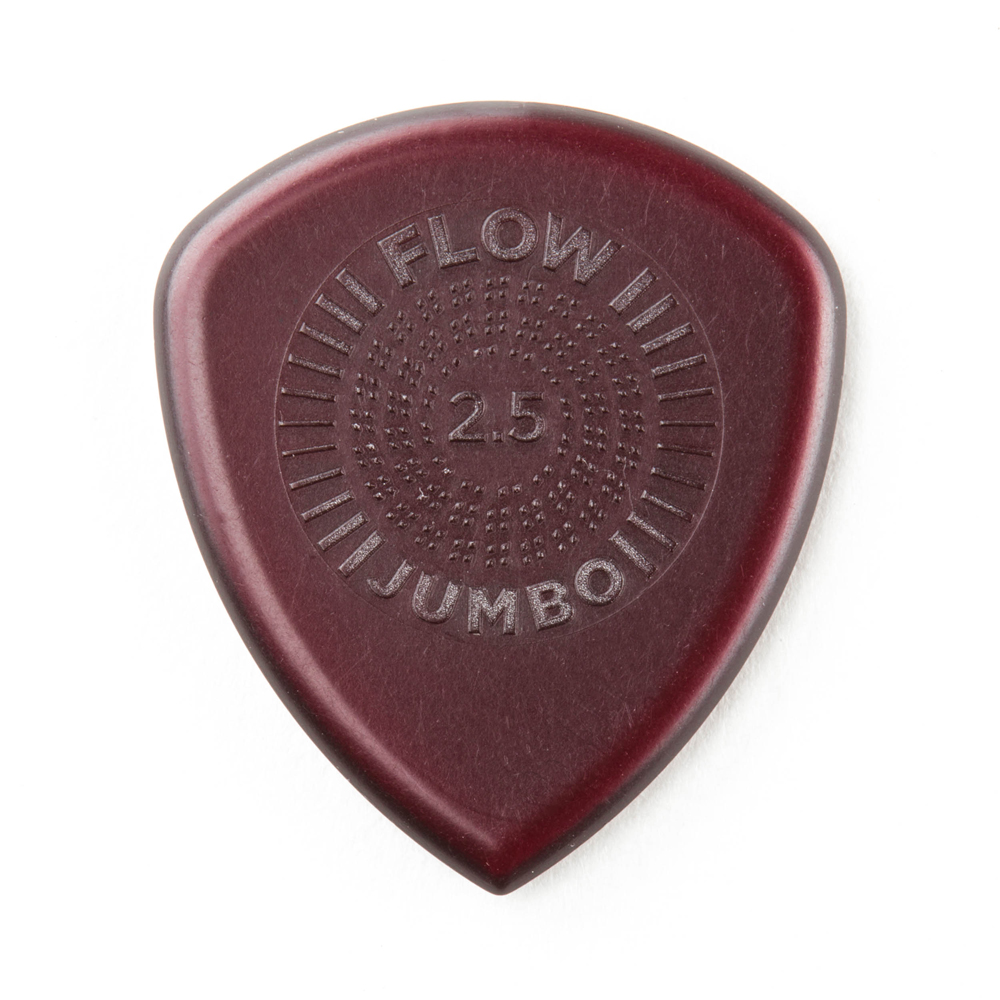 Dunlop Plektrum Flow Jumbo w/ Grip 2,5 547P250 - 3/PLYPK