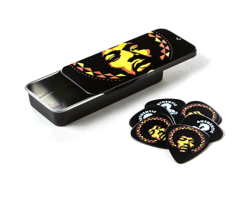 Dunlop Plektrum Jimi Hendrix Aura Mandela Pick Tin JHPT16H