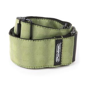 Dunlop D67-10 Jacquard Strap Hexagon Echo Olive