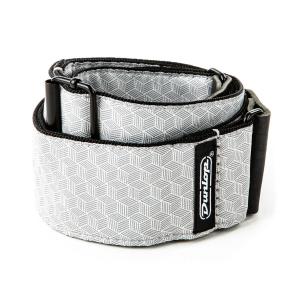 Dunlop D67-12 Jacquard Strap Cube Hatch Light Grey