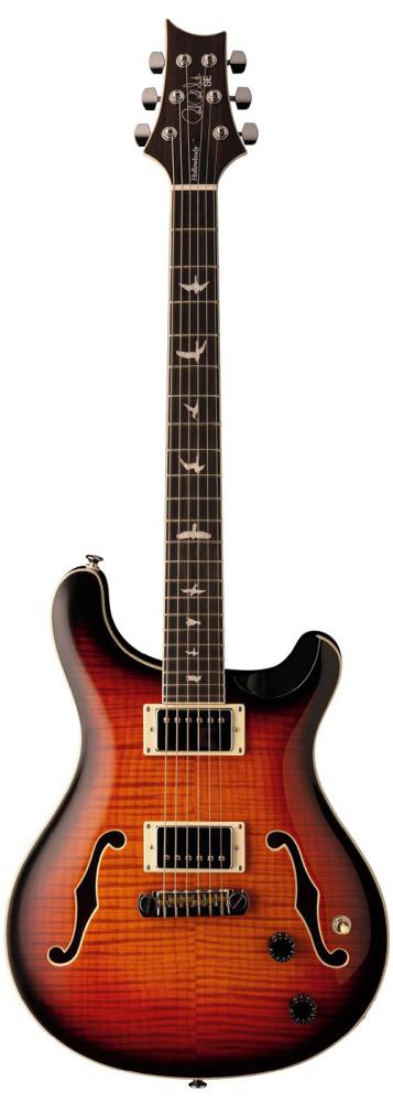 PRS SE Hollowbody II - Tri Color Burst