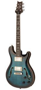 PRS SE Hollowbody II Piezo - Peacock Blue Burst