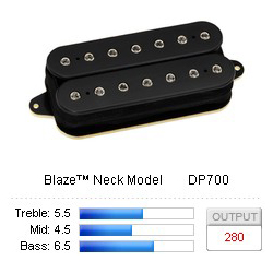 DiMarzio DP700BK