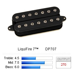 DiMarzio DP707BK