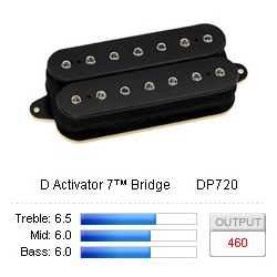 DiMarzio DP720BK