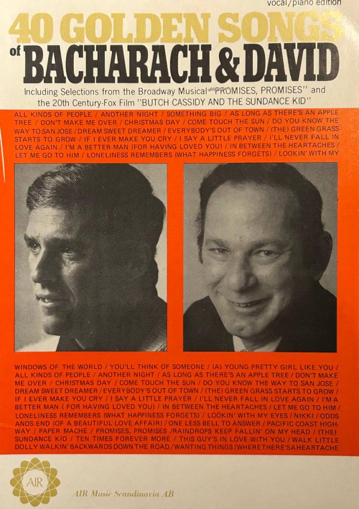 40 Golden Songs of Bacharach & David