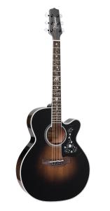 Takamine EF450C-TT - Transparent Black Burst