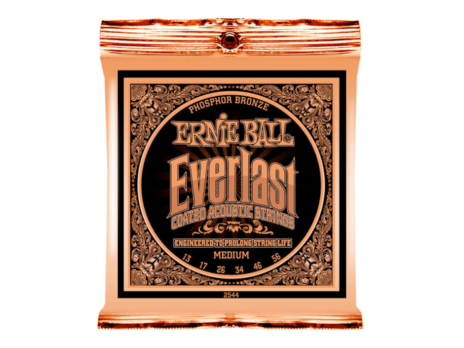 Ernie Ball 2544 Everlast Coated Phosphor Bronze 013-056