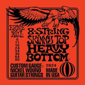 Ernie Ball 2624 Skinny Top Heavy Bottom 8-string 009-080