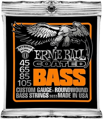 Ernie Ball 3833 Bass Coated Hybrid Slinky 045-105
