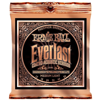Ernie Ball 2546 Everlast Coated Phosphor Bronze 012-054
