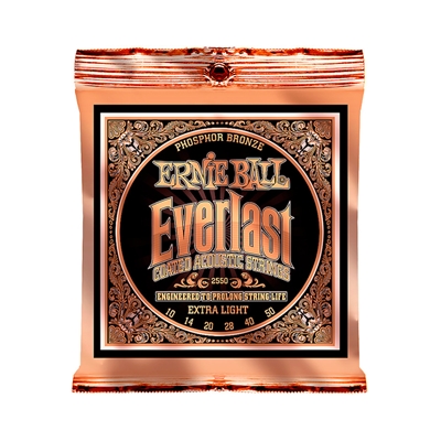 Ernie Ball 2550 Everlast Coated Phosphor Bronze 010-050