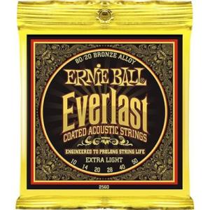 Ernie Ball 2560 Everlast Coated 80/20 Bronze 010-050
