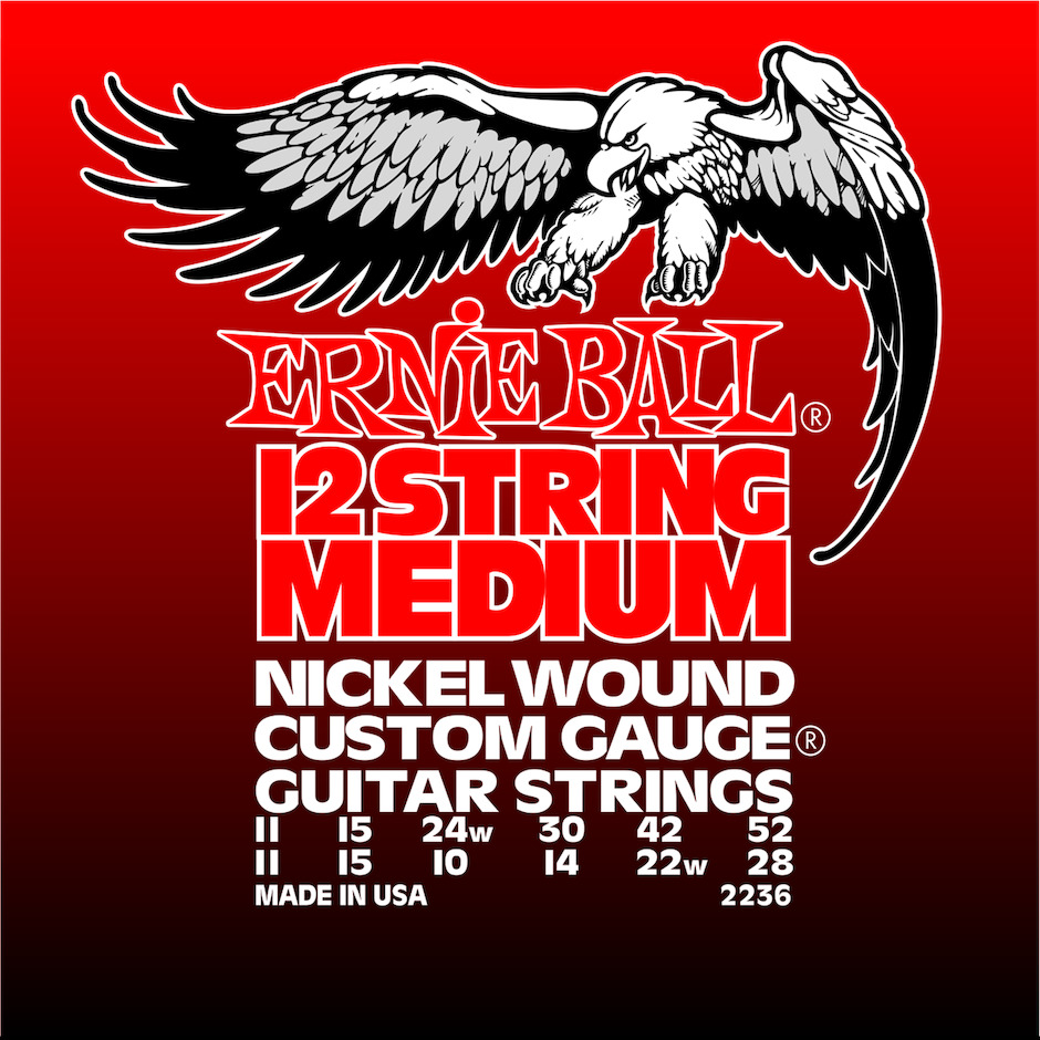 Ernie Ball 2236 Nickel Wound Medium 12-string 011-052