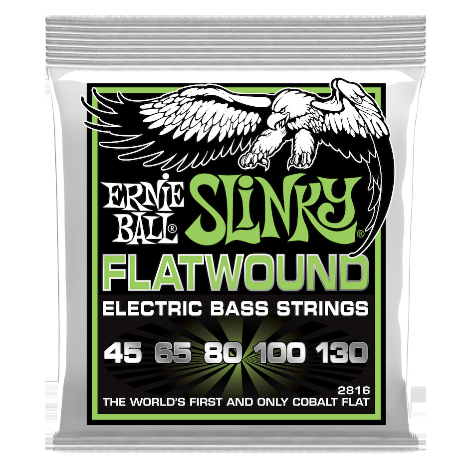 Ernie Ball 2816 Bass Flatwound Regular Slinky 5-string 045-130