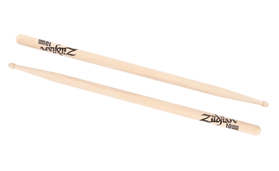 Zildjian ZG10 Gauge 10 Hickory Drumsticks Wood Tip