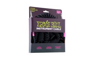Ernie Ball 6044 Coil Cable Rak-Rak 9m - Svart