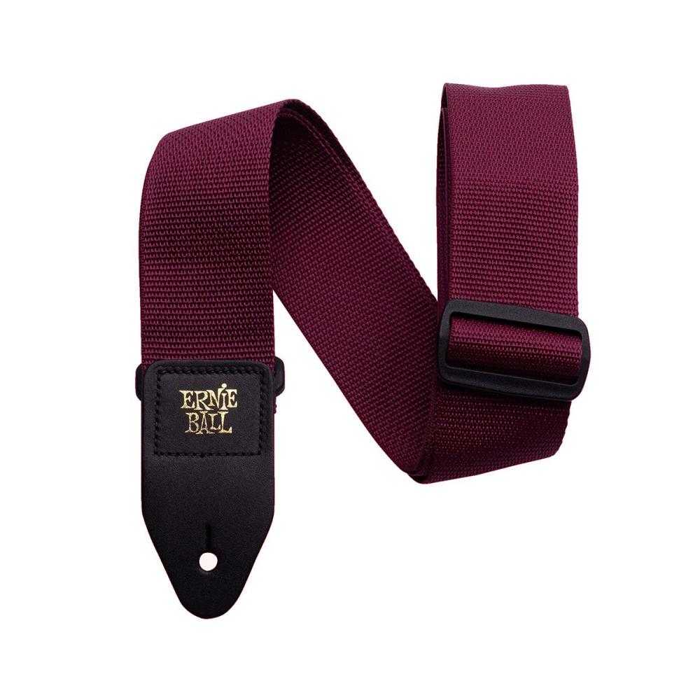 Ernie Ball 4047 Axelband i Nylon - Vinrött