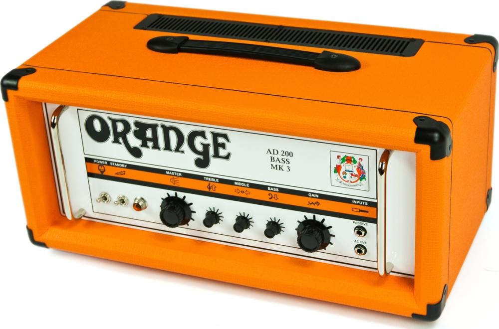 Orange AD200B MK3 | 200 Watt Bass Amplifier Head, Class A/B