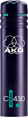 AKG C430, kompakt overhead-mikrofon, integrerad xlr-kontakt