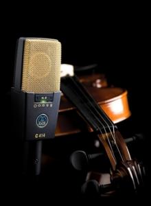 AKG C414 XLII, 9 polar patterns, presad frekvensrespons