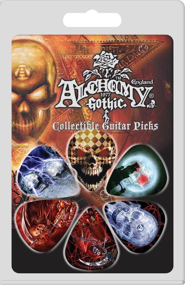 Hot Picks Alchemy Gothic Guitar Picks 6pack