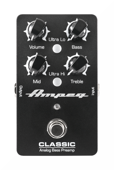 Ampeg Classic Bass Preamp, fotpedal