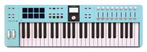 Arturia KeyLab Essential 49 mk3, MIDI-controller i aquamarine, sedd ovanifrån