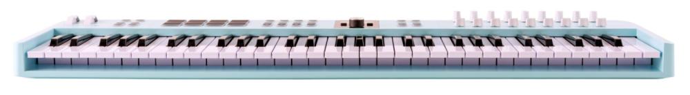 Arturia KeyLab Essential 61 mk3, MIDI-controller i aquamarine, framifrån