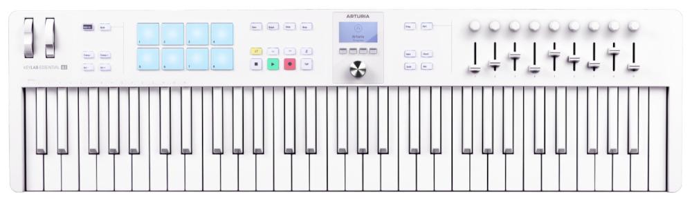 Arturia Keylab Essential mkIII 61 Alpine White