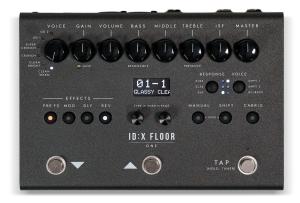 Blackstar IDX Floor One, multieffekt, sedd ovanifrån