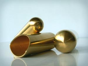 The Rock Slide BTRS-LB Polished Brass Balltip Slide - Large