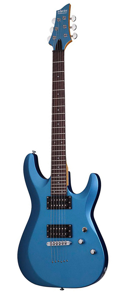 Schecter C-6 Deluxe Satin Metallic Light Blue