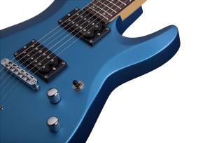 Schecter C-6 Deluxe Satin Metallic Light Blue