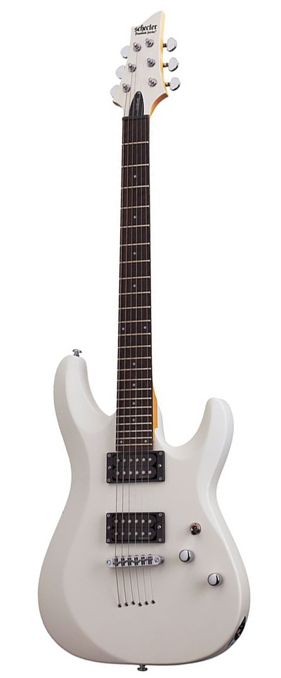 Schecter C-6 Deluxe Satin White