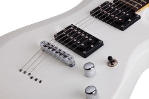 Schecter C-6 Deluxe Satin White