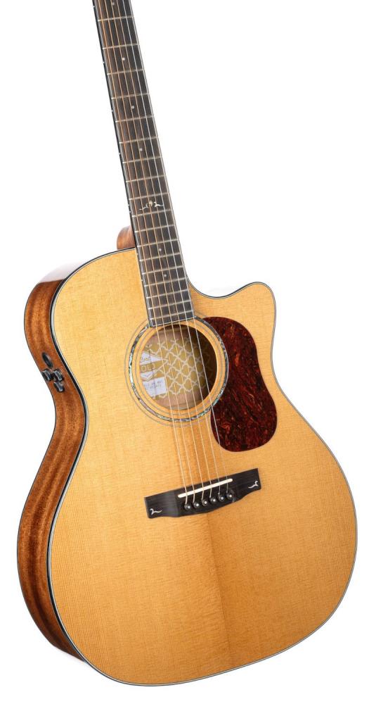 closeup på Cort Gold-A6 framifrån, natural