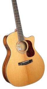 closeup på Cort Gold-A6 framifrån, natural