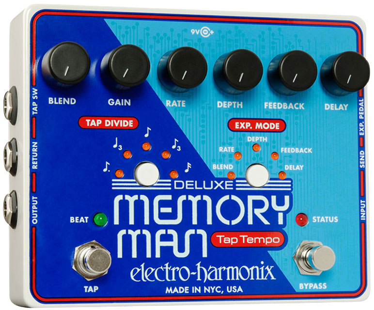 Electro-Harmonix Deluxe Memory Man Tap Tempo 550ms