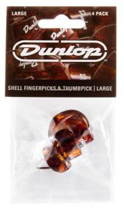Dunlop Plektrum Finger + Thumb pick 9020TP - 3FP + 1TP PLYPK