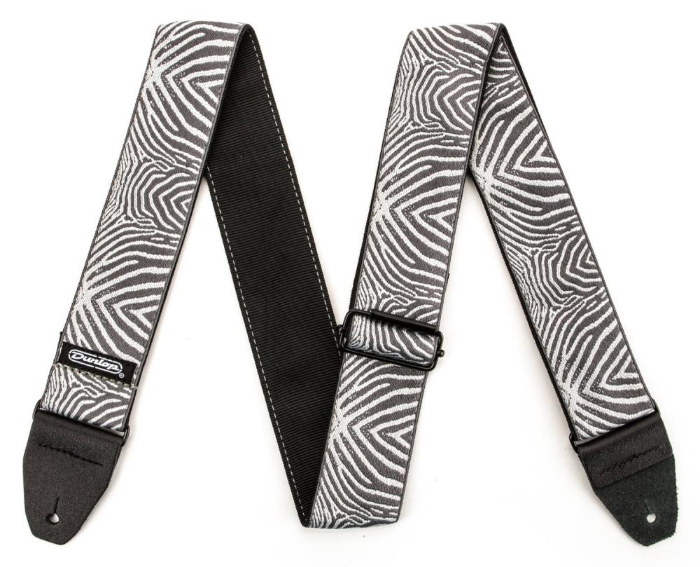 Dunlop D6722 Jacquard Zebra Cadabra Strap