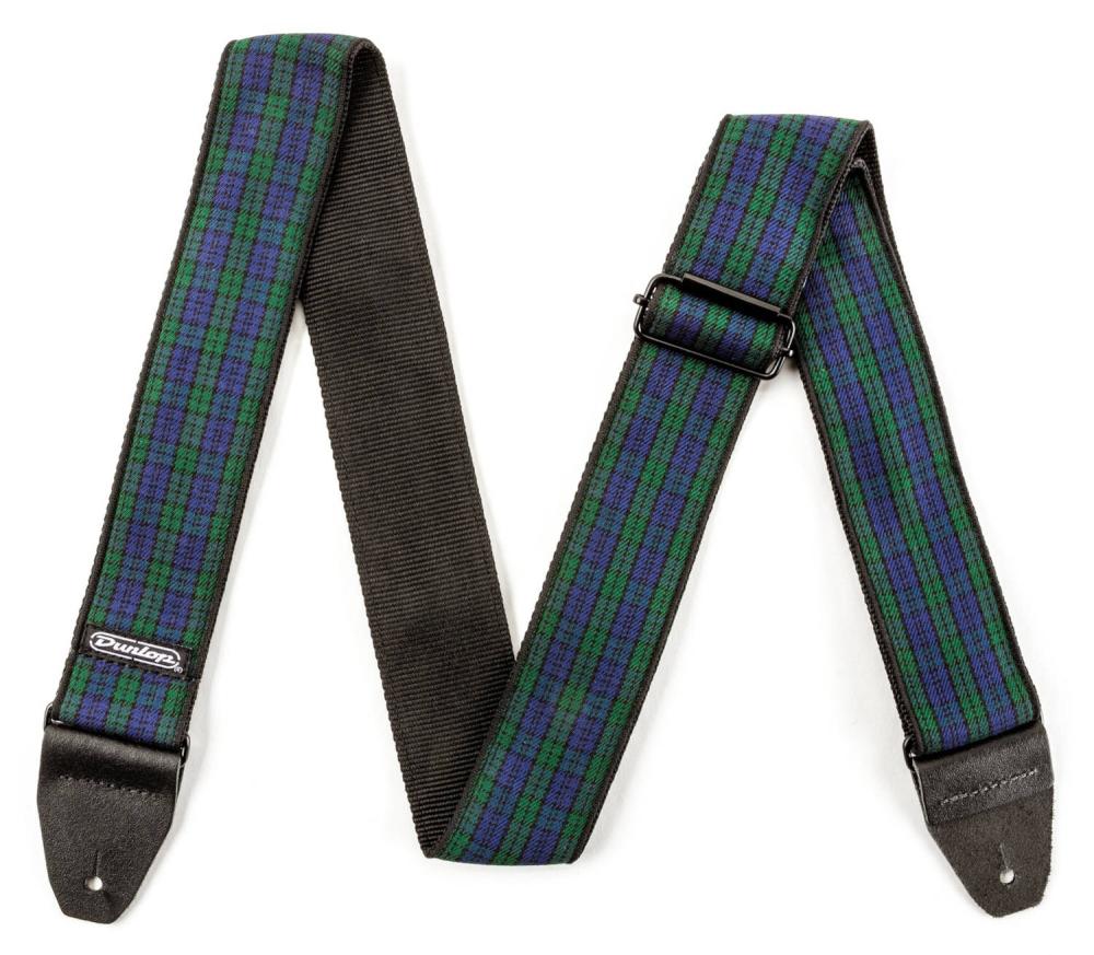 Dunlop D6731 Jacquard Black Watch Plaid Strap