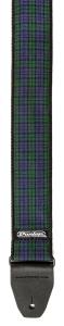 Dunlop D6731 Jacquard Black Watch Plaid Strap