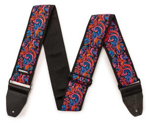 Dunlop JH28 Jimi Hendrix Blacklight Love Drops Pink Strap