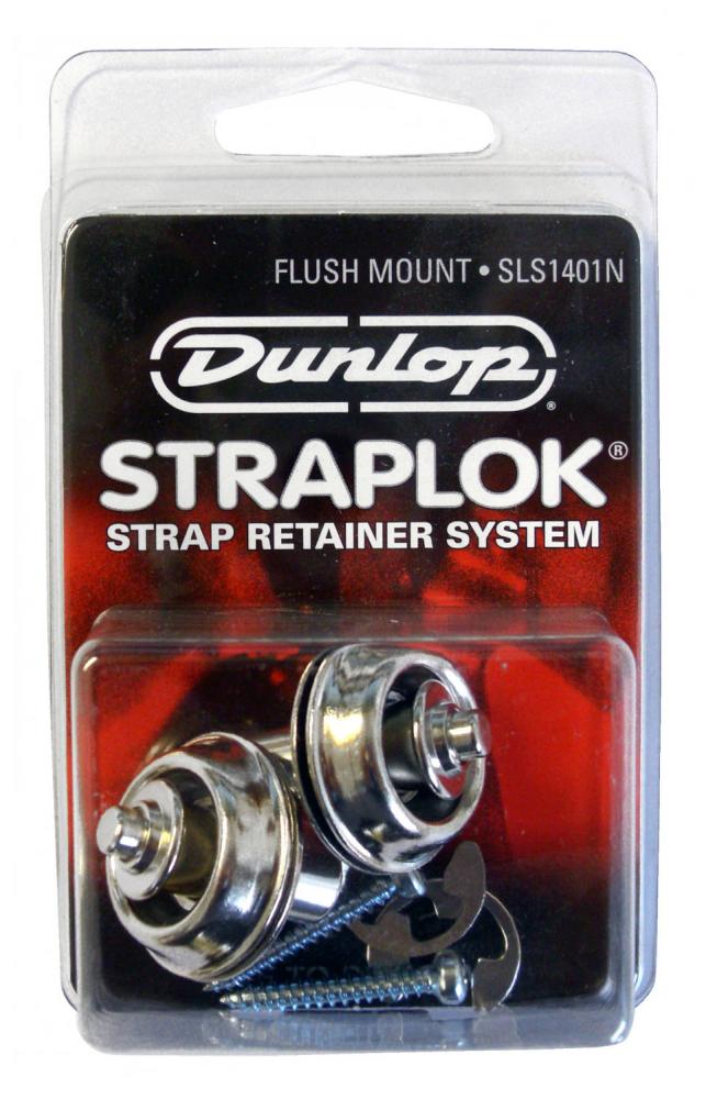 Dunlop SLS1401N Straplok Nickel Flush mount