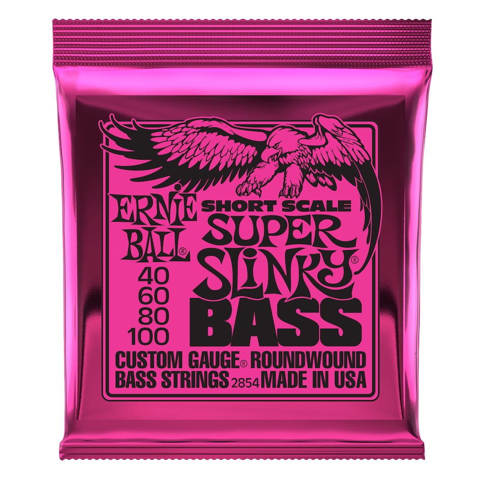 Ernie Ball 2854 Bass Super Slinky Short Scale 040-100