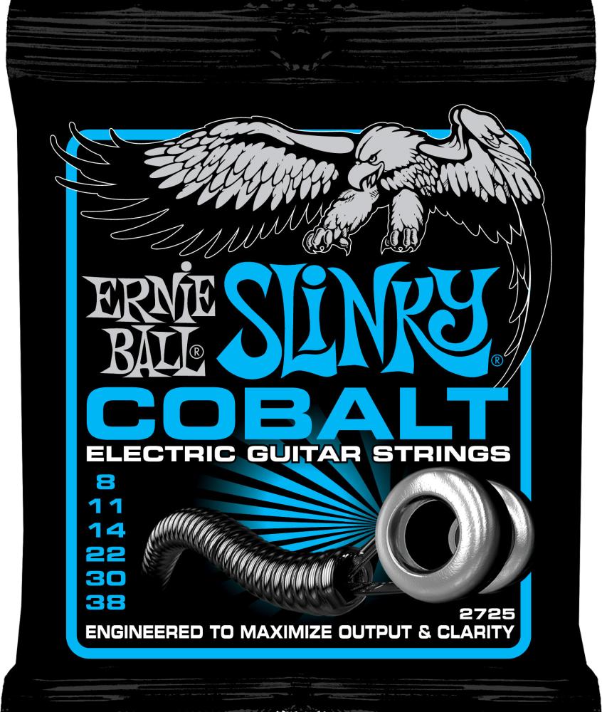 Ernie Ball 2725 Cobalt Extra Slinky 008-038