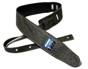 EBS Premium Leather Relic Strap - Faded Black