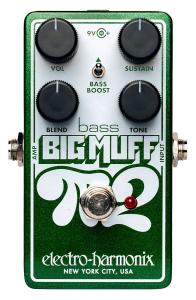 Electro-Harmonix Bass Big Muff 2, effektpedal sedd ovanifrån
